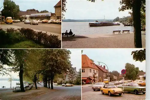 AK / Ansichtskarte  Kladow_Berlin Spiel- und Hobbybasar Retzlaff Dampfer Anleger Uferpromenade Innenstadt