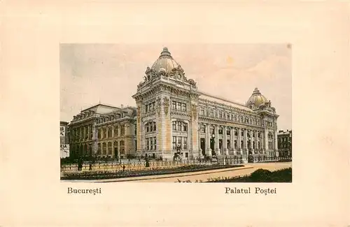 AK / Ansichtskarte 73913345 Bucuresti_Bukarest_Bucaresti_RO Palatul Postei