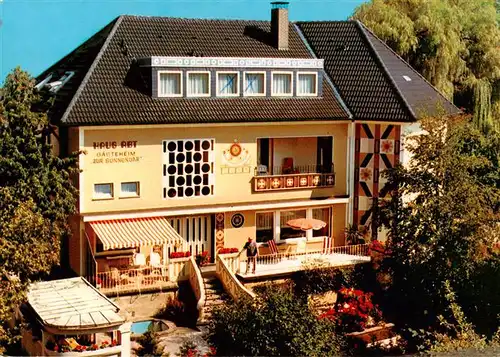 AK / Ansichtskarte  Bad_Rothenfelde Haus Abt Gaesteheim Zur Sonnenuhr