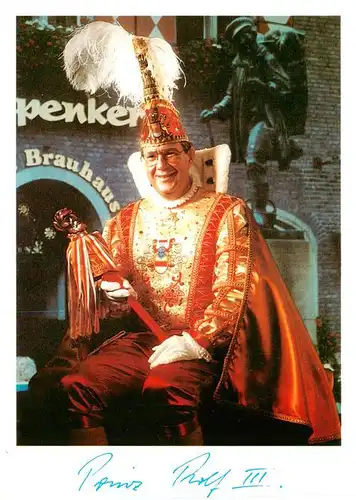 AK / Ansichtskarte  Muenster__Westfalen Karneval Prinz Rolf III