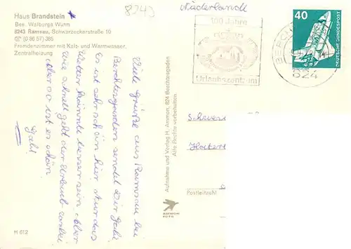 AK / Ansichtskarte  Ramsau__Berchtesgaden Haus Brandstein