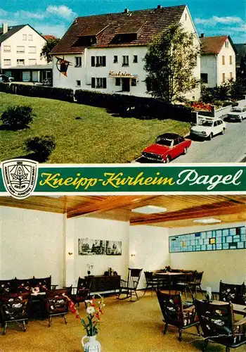 AK / Ansichtskarte 73913398 Camberg_Bad Kneipp Kurheim Pagel Gastraum