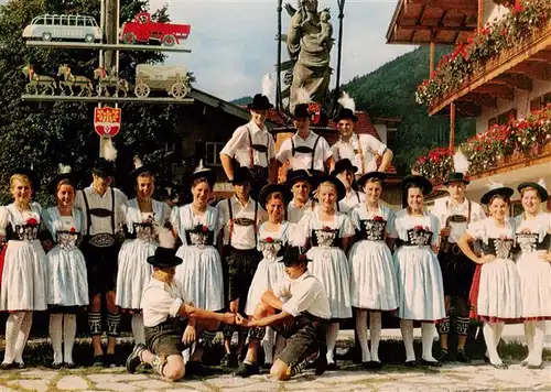 AK / Ansichtskarte  Ruhpolding Trachtengruppe D'Miesbacher