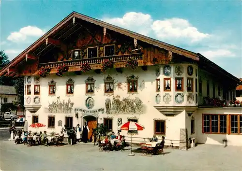 AK / Ansichtskarte  Bernau_Chiemsee Gasthof zum alten Wirt