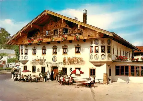 AK / Ansichtskarte  Bernau_Chiemsee Gasthof zum alten Wirt