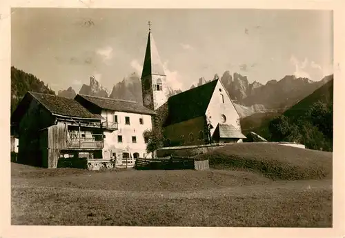 AK / Ansichtskarte  St_Magdalena_Villnoess_Suedtirol_IT Valle di Funes Dolomiti Chiesa