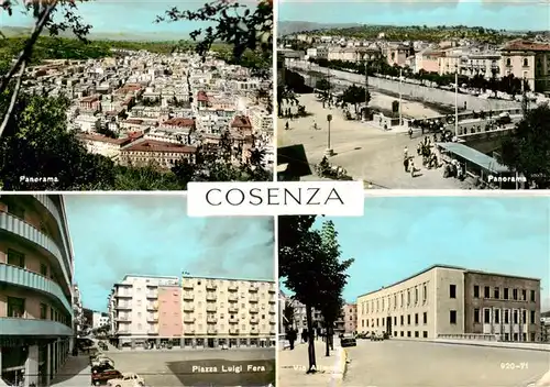 AK / Ansichtskarte  Cosenza_Calabria_IT Panorama Piazza Luigi Fora Via Aliman