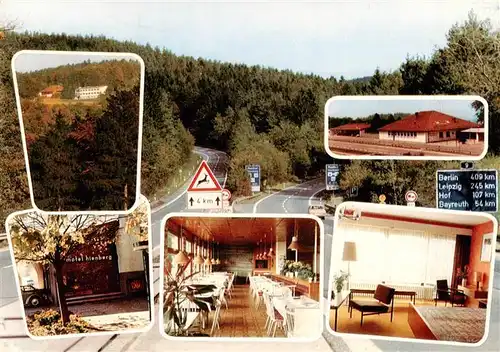 AK / Ansichtskarte  Hienberg Autobahn Raststaette und Motel Gastraeume 