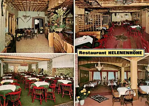 AK / Ansichtskarte 73913449 Haltern_See Restaurant Helenenhoehe Gastraeume