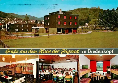 AK / Ansichtskarte  Biedenkopf_Lahn Haus der Jugend Gastraeume Bettenlager