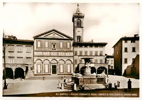 AK / Ansichtskarte  Empoli_Florenz_Firenze_IT Piazza Farinata degli Uberti e Collegiata