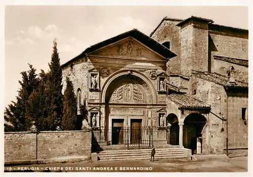 AK / Ansichtskarte 73913455 Perugia_Umbria_IT Chiesa dei Santi Andrea e Bernardino