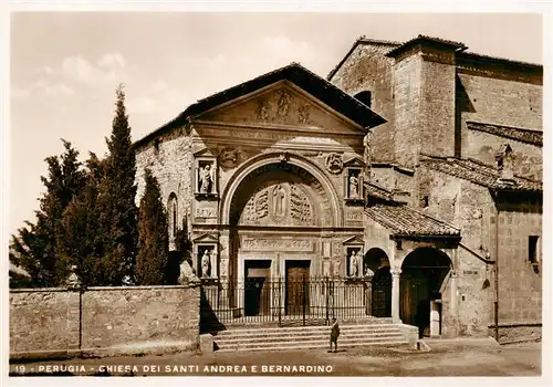 AK / Ansichtskarte  Perugia_Umbria_IT Chiesa dei Santi Andrea e Bernardino