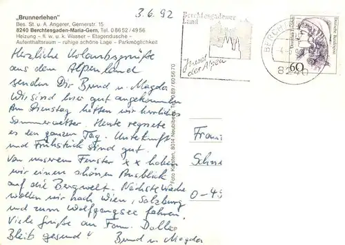 AK / Ansichtskarte  Maria_Gern Gasthof Brunnerlehen