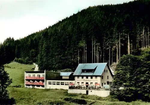 AK / Ansichtskarte  Warmensteinach Waldcafe und Pension Pfeiferhaus