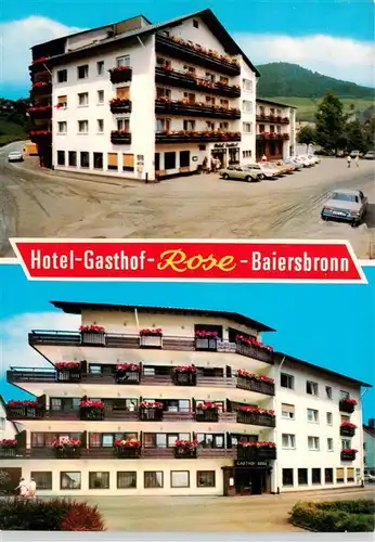 AK / Ansichtskarte 73913480 Baiersbronn_Schwarzwald Hotel Gasthof Rose