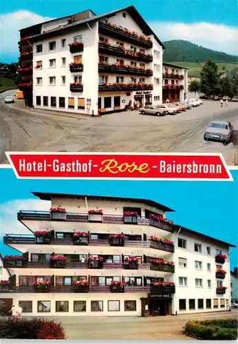 AK / Ansichtskarte  Baiersbronn_Schwarzwald Hotel Gasthof Rose