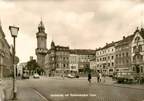 AK / Ansichtskarte  Goerlitz__Sachsen Leninplatz mit Reichenbacher Turm