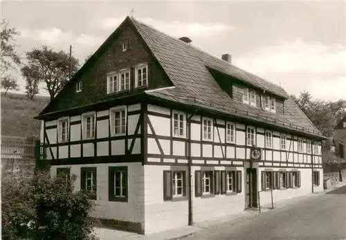 AK / Ansichtskarte 73913508 Hohnstein_Saechsische_Schweiz Meschkes Gasthaus mit Hotelbetrieb