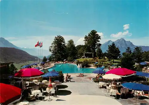 AK / Ansichtskarte  Buergenstock_Vierwaldstaettersee_NW Swimming Pool der Buergenstock Hotels