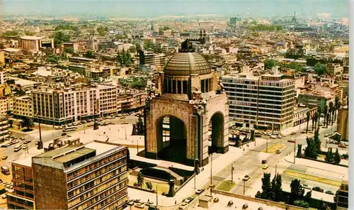 AK / Ansichtskarte  Mexico_City_D.F._Mexico Monumento de la Revolucion Vista panoramica