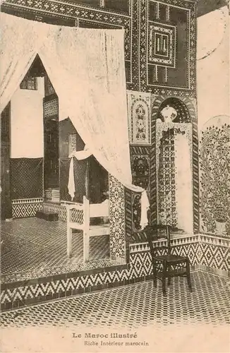 AK / Ansichtskarte  Maroc_Marokko riche Interieur marocain