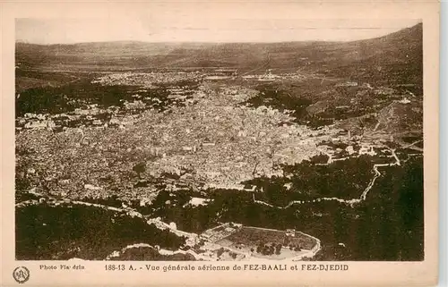 AK / Ansichtskarte  Baali_Fez_Fes_Maroc Vue generale aerienne