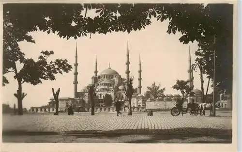 AK / Ansichtskarte 73913578 Istanbul_Constantinopel_TK Moschee Sultan Ahmed