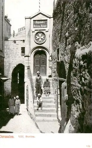 AK / Ansichtskarte  Jerusalem__Yerushalayim_Israel Achte Station