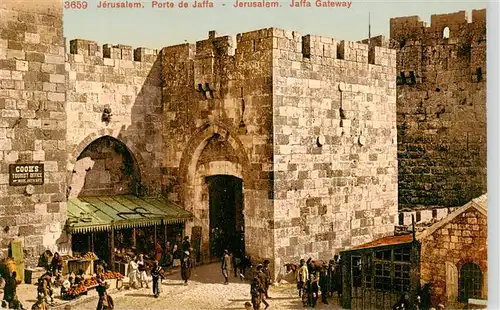 AK / Ansichtskarte  Jerusalem__Yerushalayim_Israel Porte de Jaffa