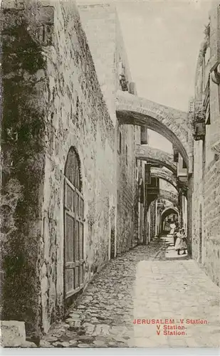 AK / Ansichtskarte  Jerusalem__Yerushalayim_Israel Fuenfte Station