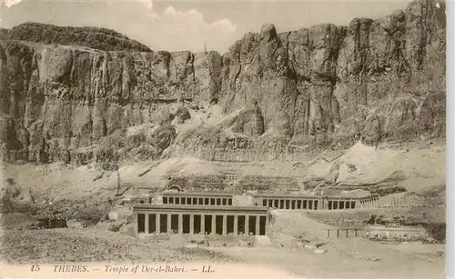 AK / Ansichtskarte  Thebes__Theben_Egypt Temple of Der el Bahri