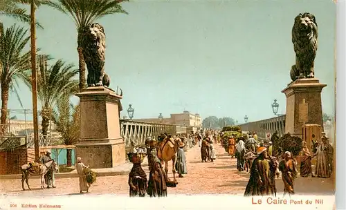 AK / Ansichtskarte 73913644 Le_Caire__Egypt Pont du Nil