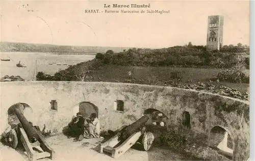 AK / Ansichtskarte 73913649 Rabat__Maroc Batterie Marocaine de Sidi Maglout