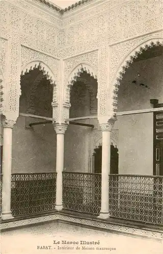 AK / Ansichtskarte 73913652 Rabat__Maroc Interieur de Maison mauresque