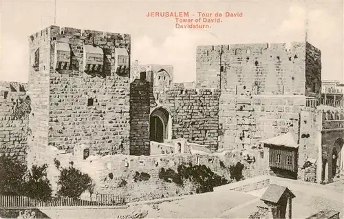 AK / Ansichtskarte 73913662 Jerusalem__Yerushalayim_Israel Davidsturn
