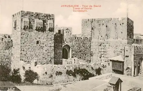 AK / Ansichtskarte  Jerusalem__Yerushalayim_Israel Davidsturn