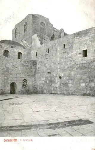 AK / Ansichtskarte  Jerusalem__Yerushalayim_Israel Erste Station