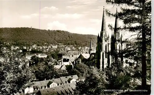 AK / Ansichtskarte  Marburg__Lahn mit Elisabethkirche