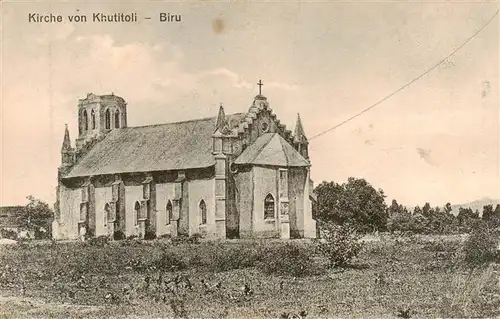 AK / Ansichtskarte  Chota_Nagpur_India Gossnersche Mission Kirche von Khutitoli