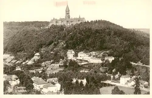 AK / Ansichtskarte 73913682 Clervaux_Luxembourg Abbaye Panorama