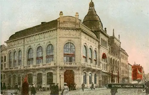 AK / Ansichtskarte  Ostende_Oostende_West-Vlaanderen_Belgie Le Nouveau Theatre Feldpost