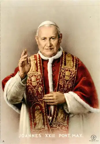 AK / Ansichtskarte  Papst_Pope_Pape S.S. Giovanni XXIII Pont. Max