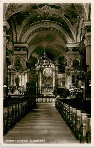 AK / Ansichtskarte  Beuron_Donautal Klosterkirche Inneres