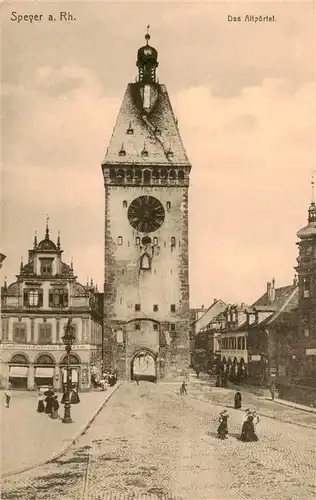 AK / Ansichtskarte  Speyer_Rhein Das Altpoertel