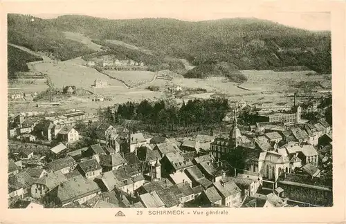 AK / Ansichtskarte  Schirmeck Vue generale aerienne