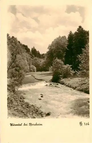 AK / Ansichtskarte  Pforzheim Wuermtal Panorama