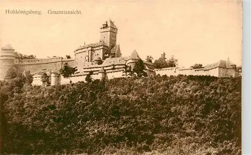 AK / Ansichtskarte  Hohkoenigsburg_Haut-Koenigsbourg Ansicht