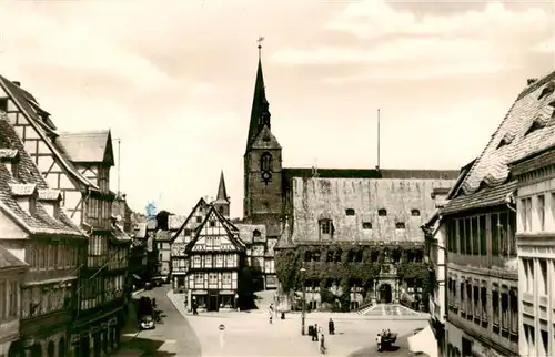 AK / Ansichtskarte 73913816 Quedlinburg Markt