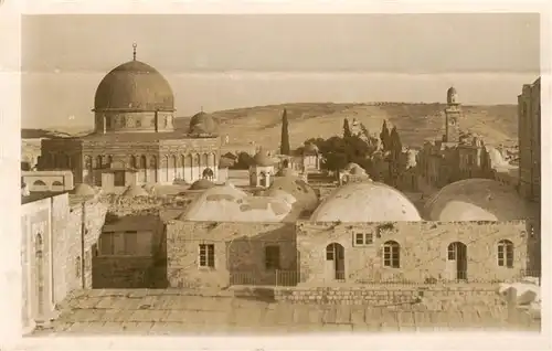 AK / Ansichtskarte  Jerusalem__Yerushalayim_Israel View of the Temple Aerea